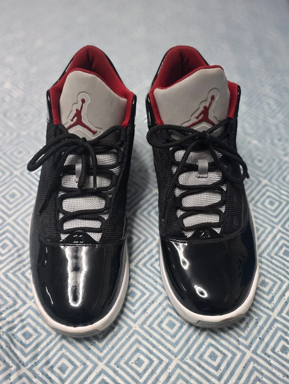 Jordan Red and Black Men's Sneakers